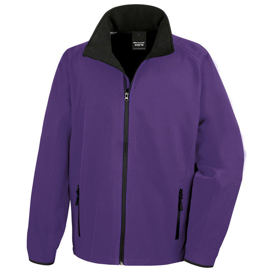 Core printable softshell jacket