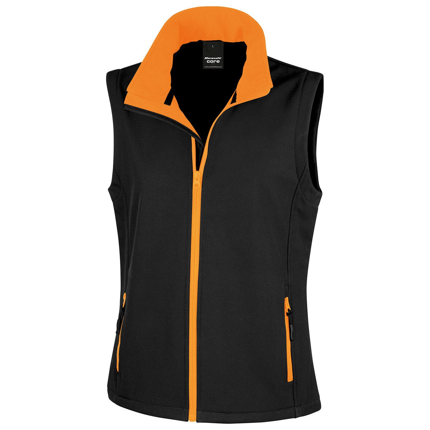 Women's printable softshell bodywarmer