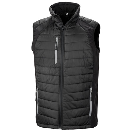 compass padded softshell gilet 