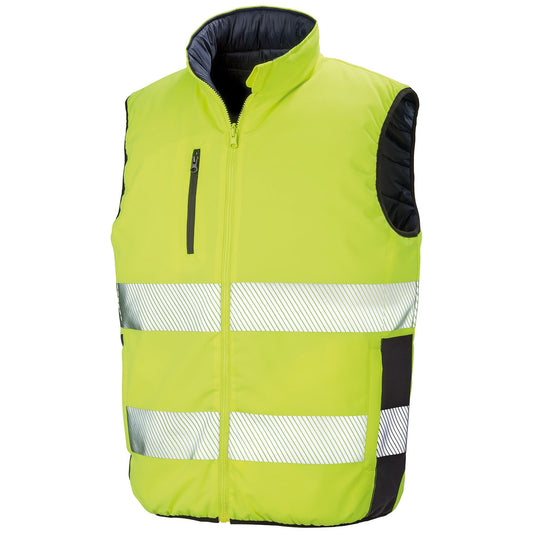 Reversible soft padded gilet