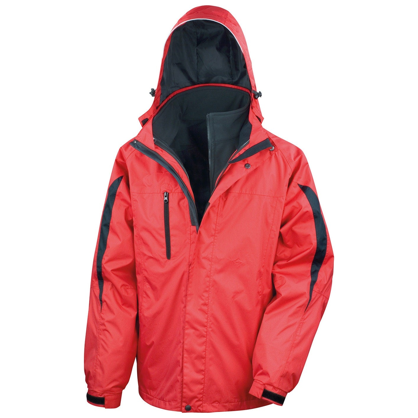 3-in-1 journey jacket with softshell inner