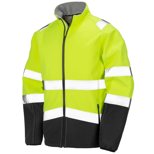 Printable safety softshell jacket 