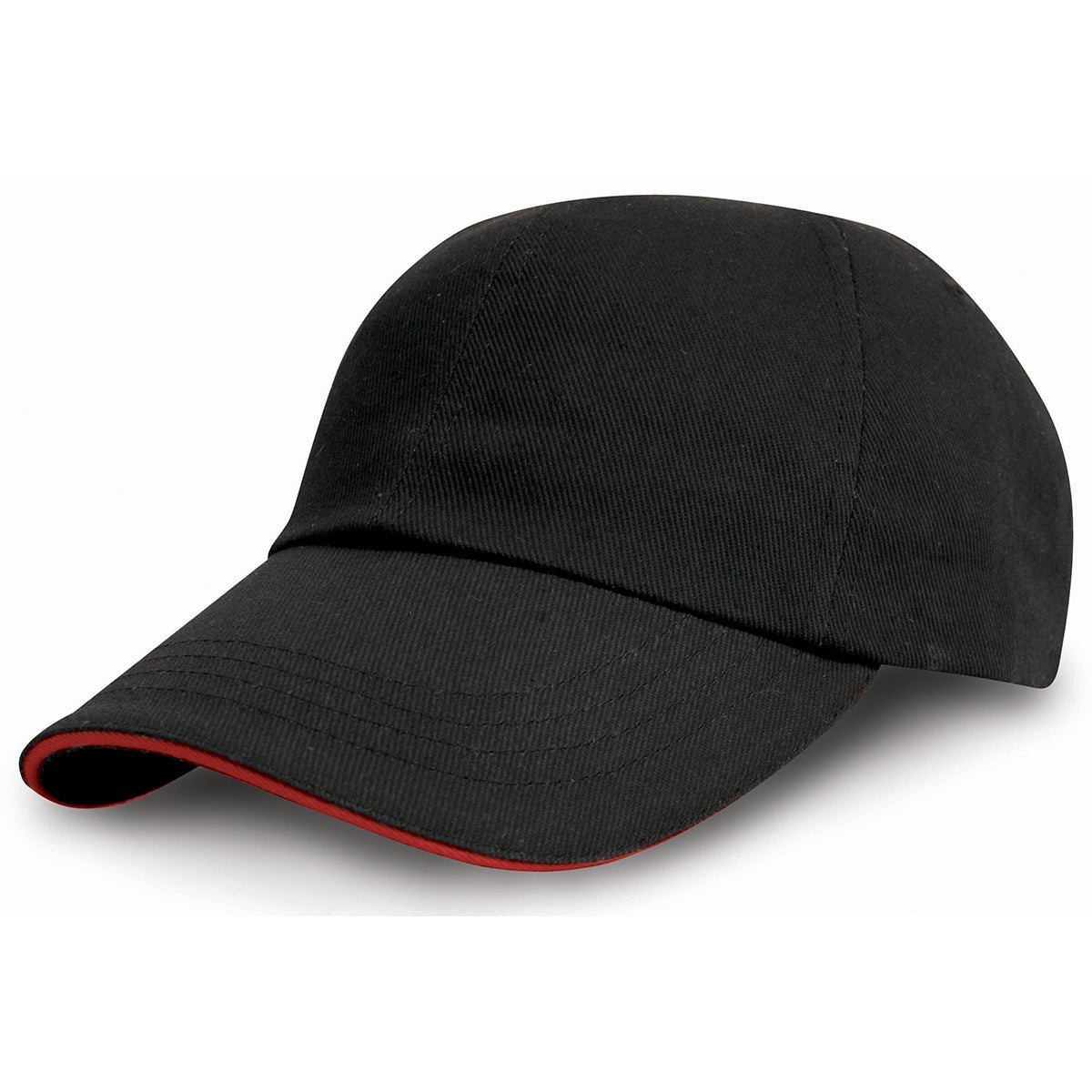 Heavy cotton drill pro-style with sandwich peak