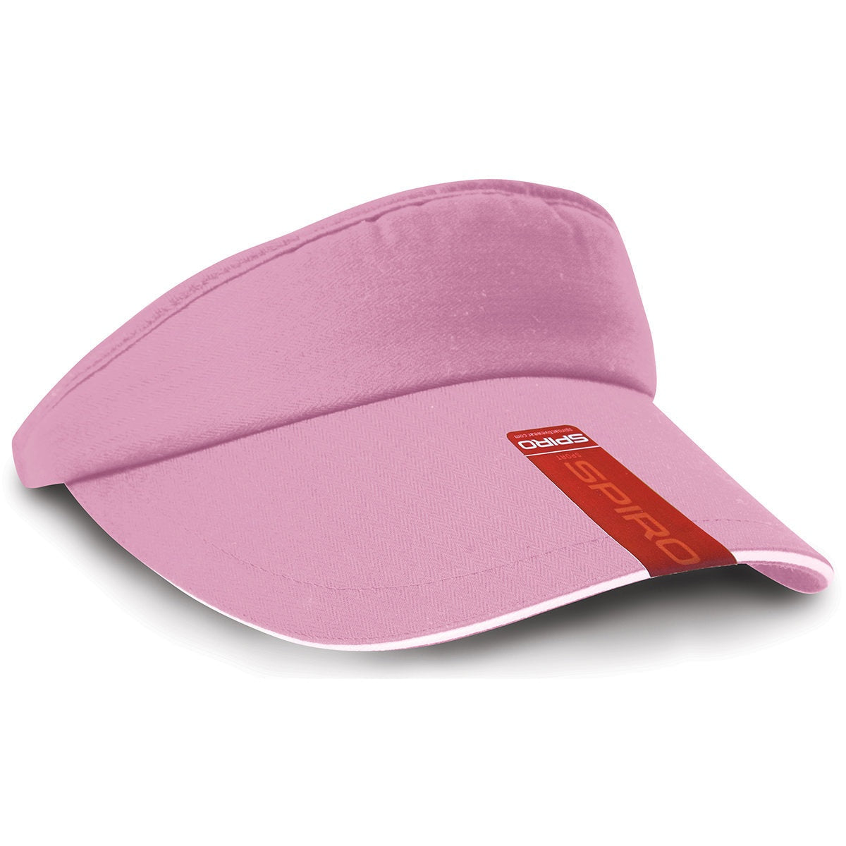 Herringbone sun visor with sandwich peak