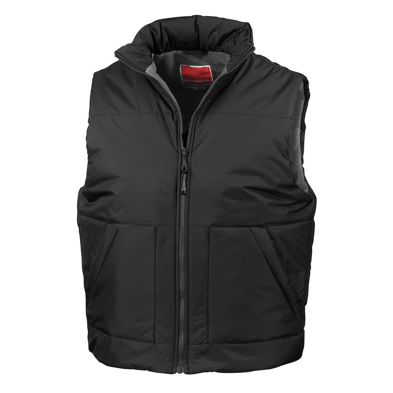 Fleece-lined bodywarmer