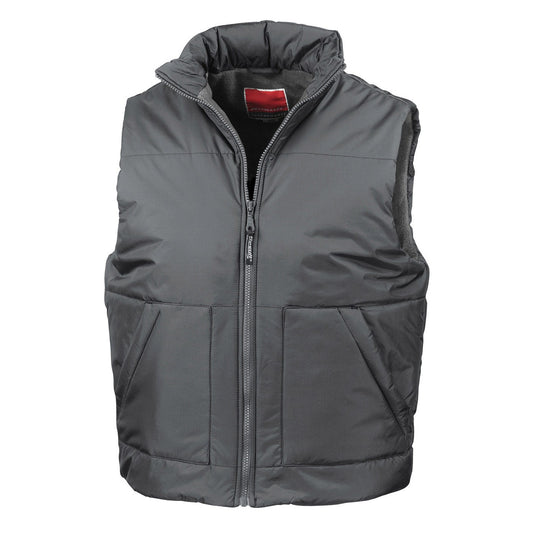 Fleece-lined bodywarmer