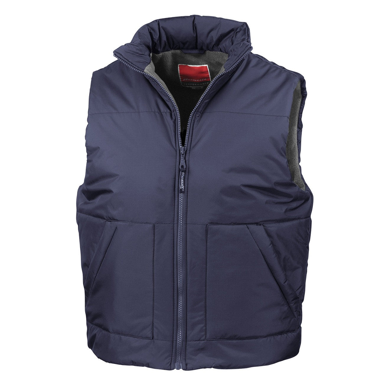 Fleece-lined bodywarmer