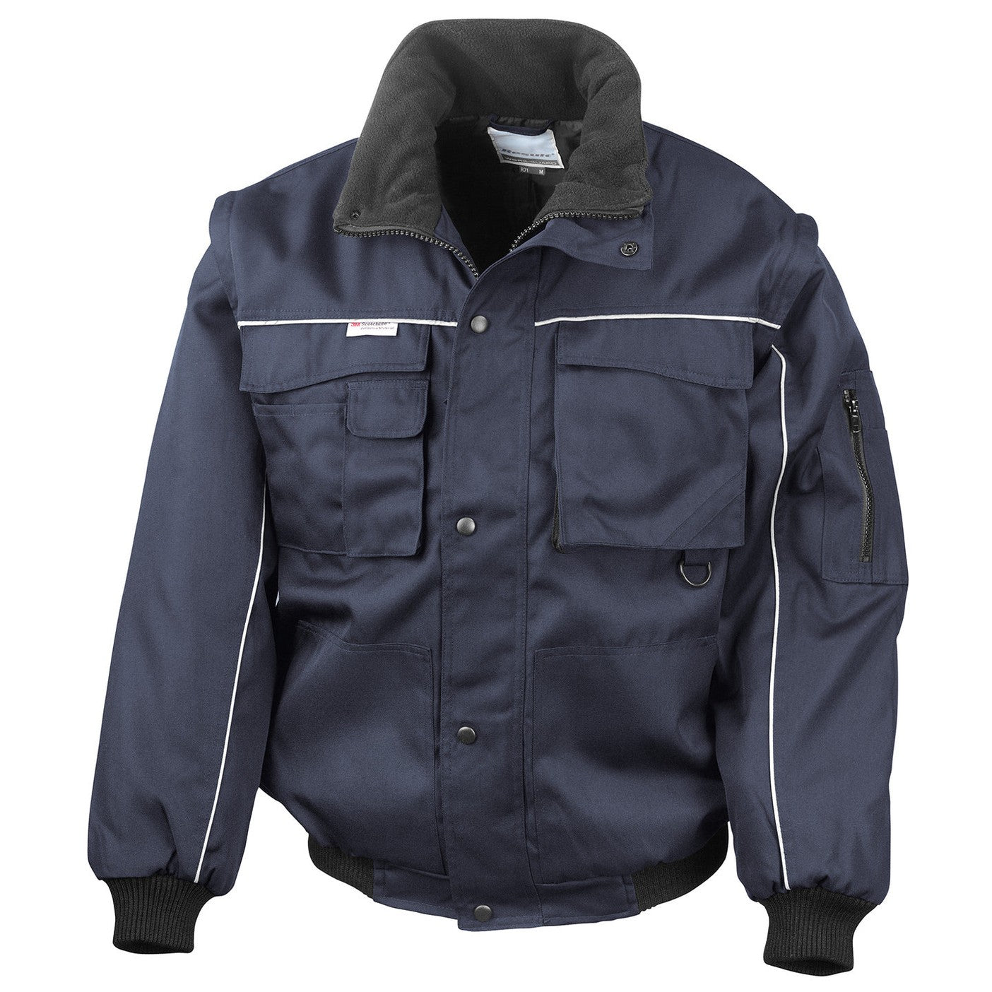 Work-Guard zip sleeve heavy-duty pilot jacket