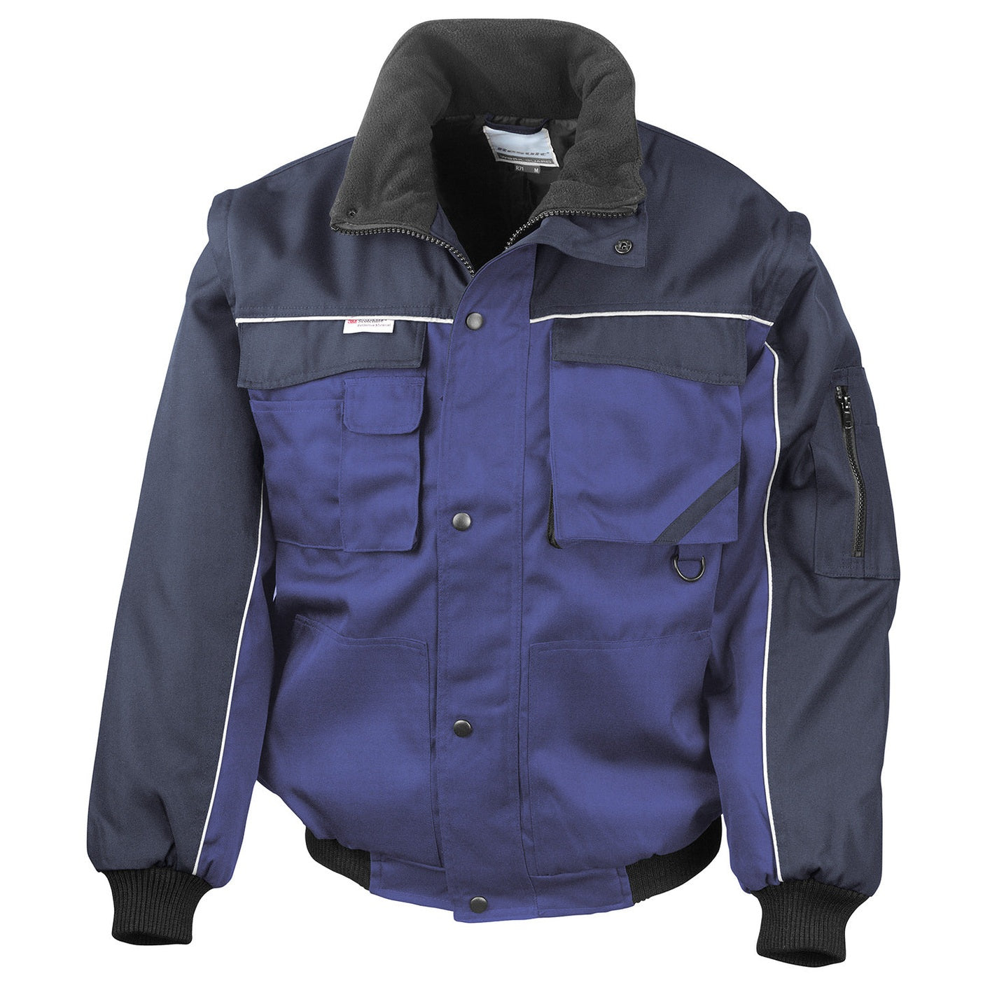 Work-Guard zip sleeve heavy-duty pilot jacket