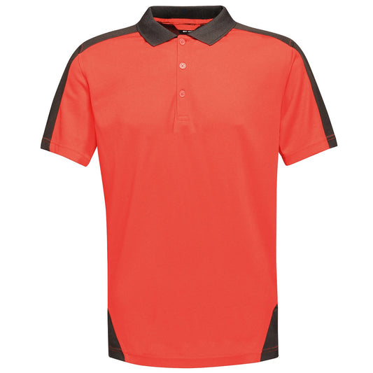 Contrast wicking polo