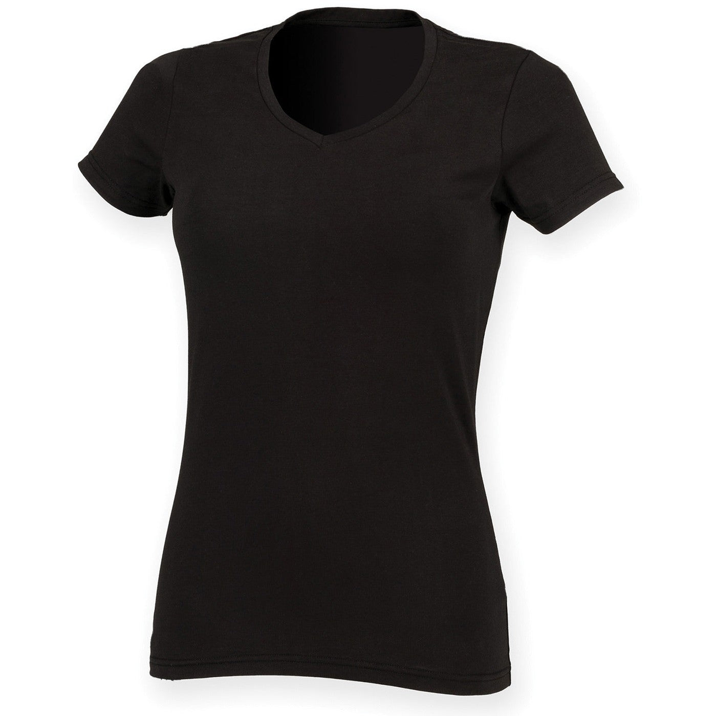Feel good women's stretch v-neck t-shirt