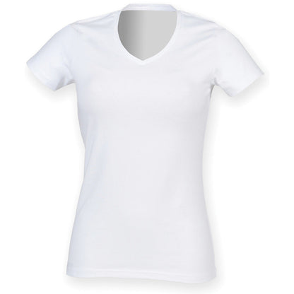 Feel good women's stretch v-neck t-shirt