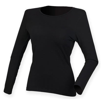 Women's feel good long sleeved stretch t-shirt