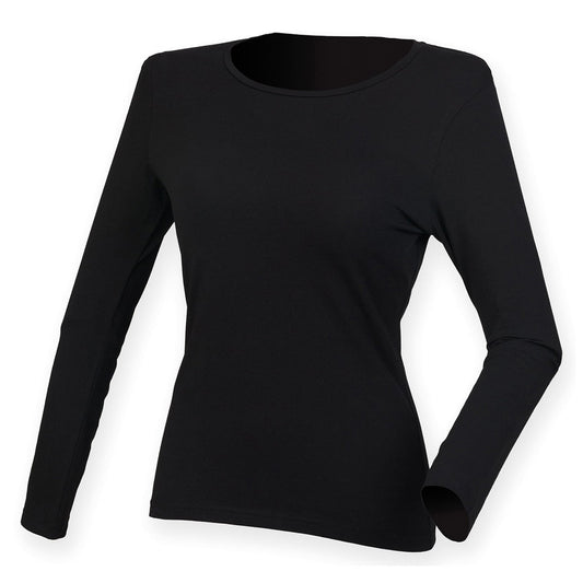 Women's feel good long sleeved stretch t-shirt