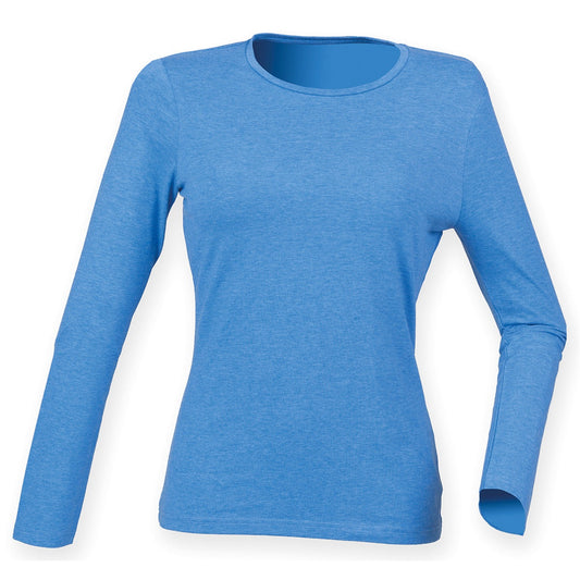 Women's feel good long sleeved stretch t-shirt