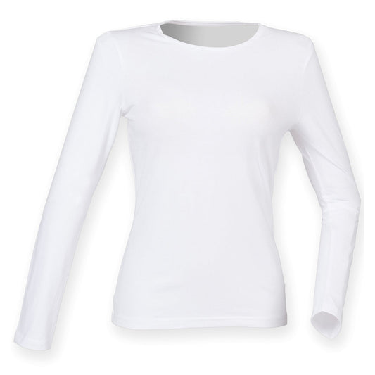 Women's feel good long sleeved stretch t-shirt