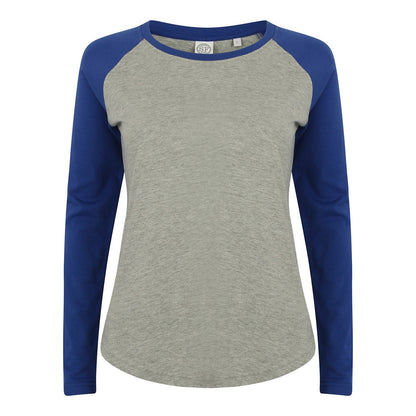 Women's long sleeve baseball t-shirt