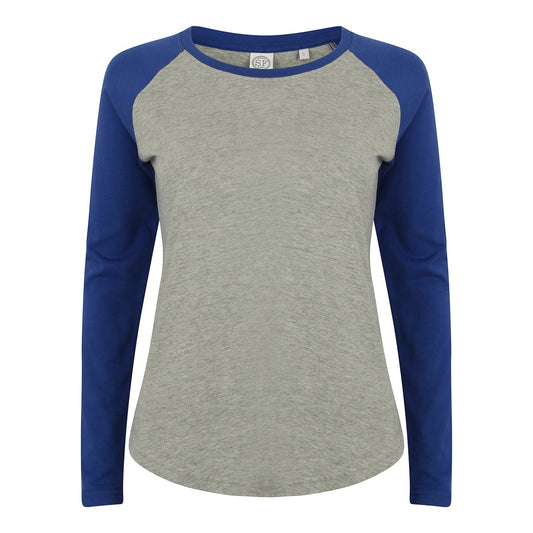 Women's long sleeve baseball t-shirt
