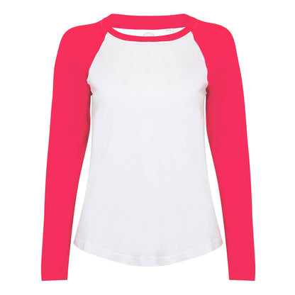 Women's long sleeve baseball t-shirt