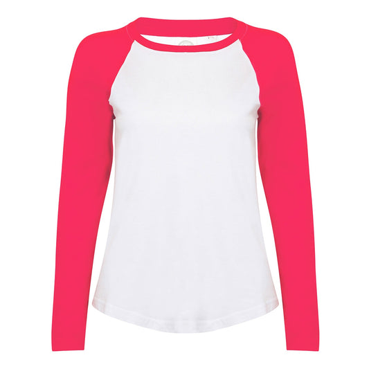 Women's long sleeve baseball t-shirt