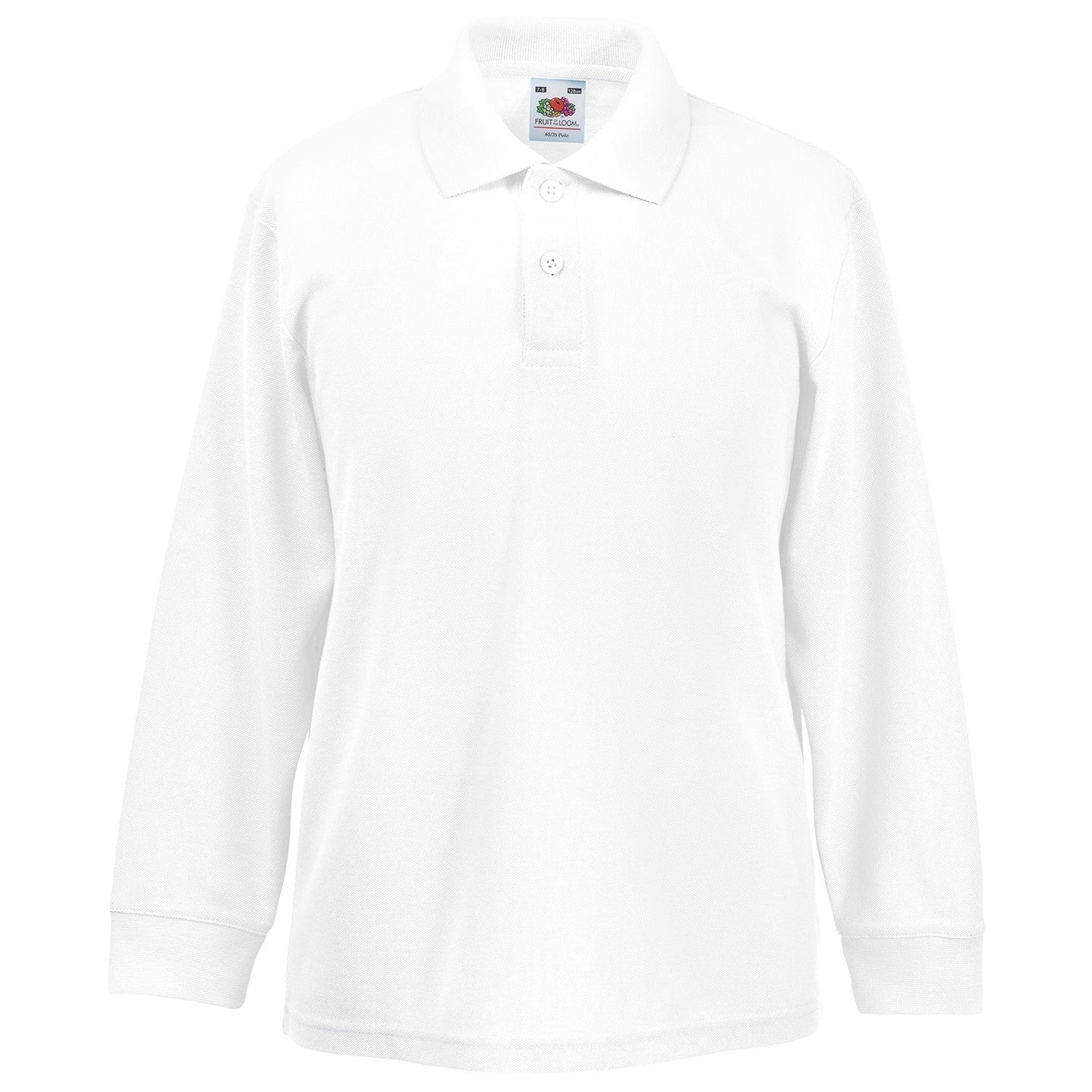 Kids long sleeve 65/35 polo