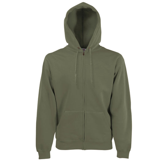 Premium 70/30 hooded sweatshirt jacket