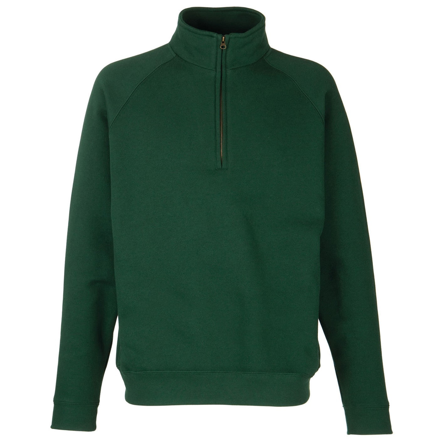 Premium 70/30 zip-neck sweatshirt