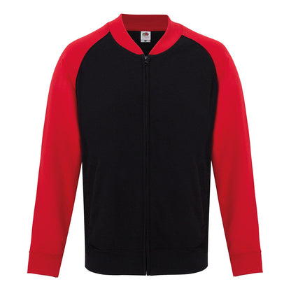 Baseball sweatshirt jacket