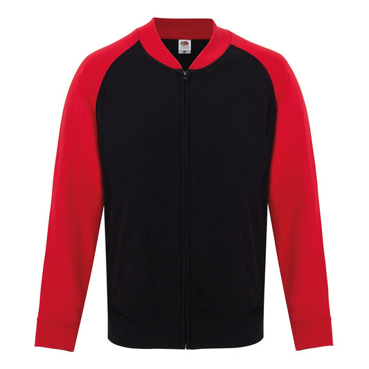 Baseball sweatshirt jacket