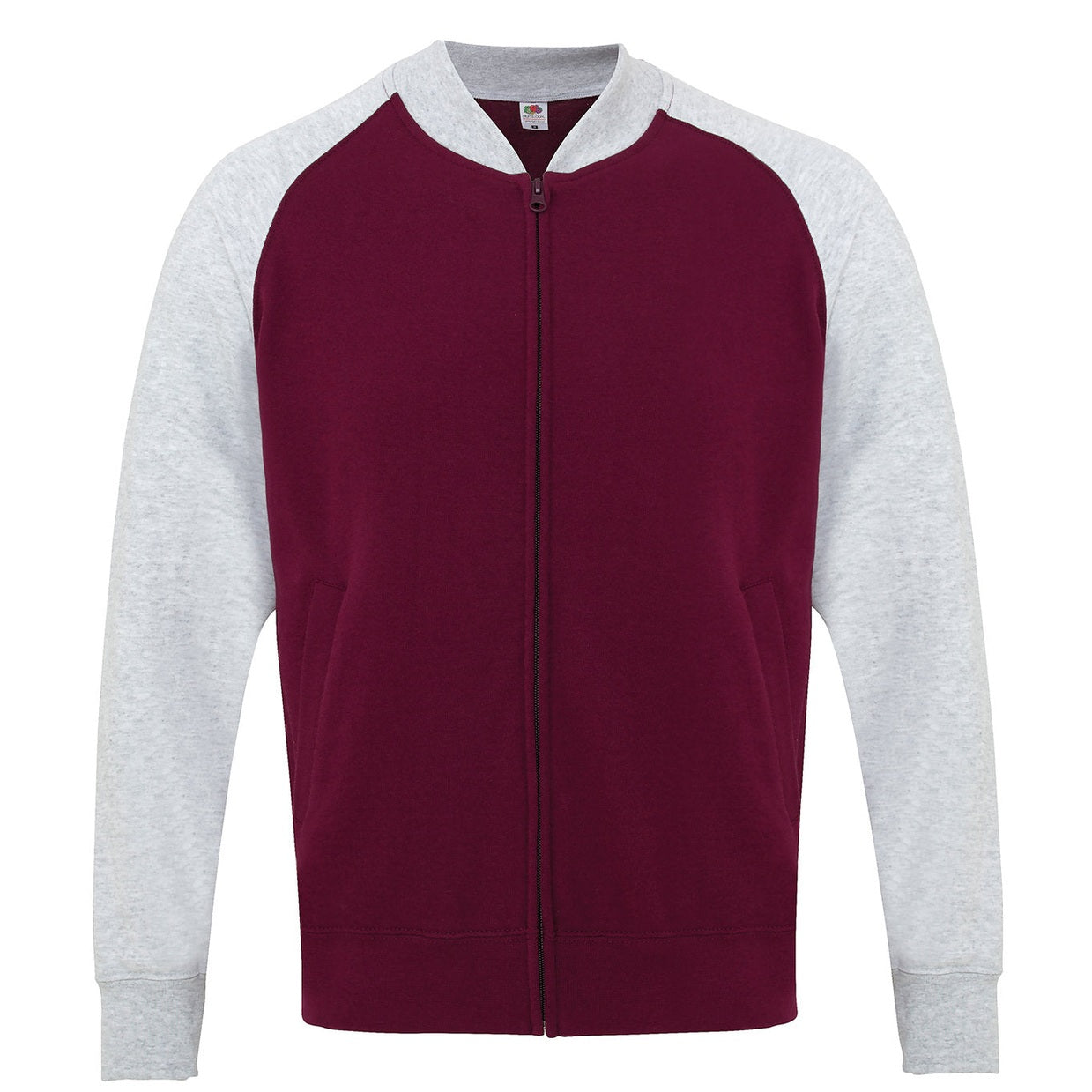 Baseball sweatshirt jacket