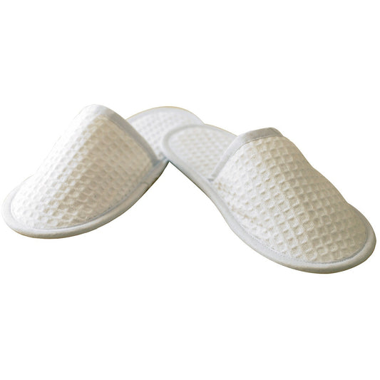 Waffle mule slippers