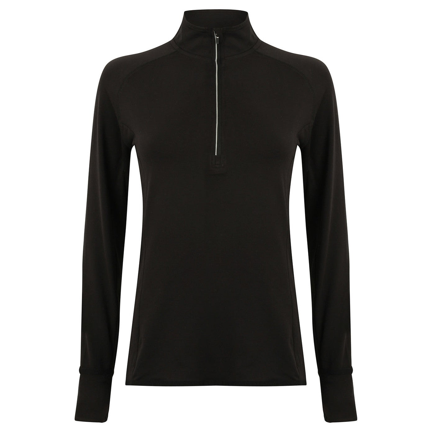 Women's long-sleeved ¼ zip top
