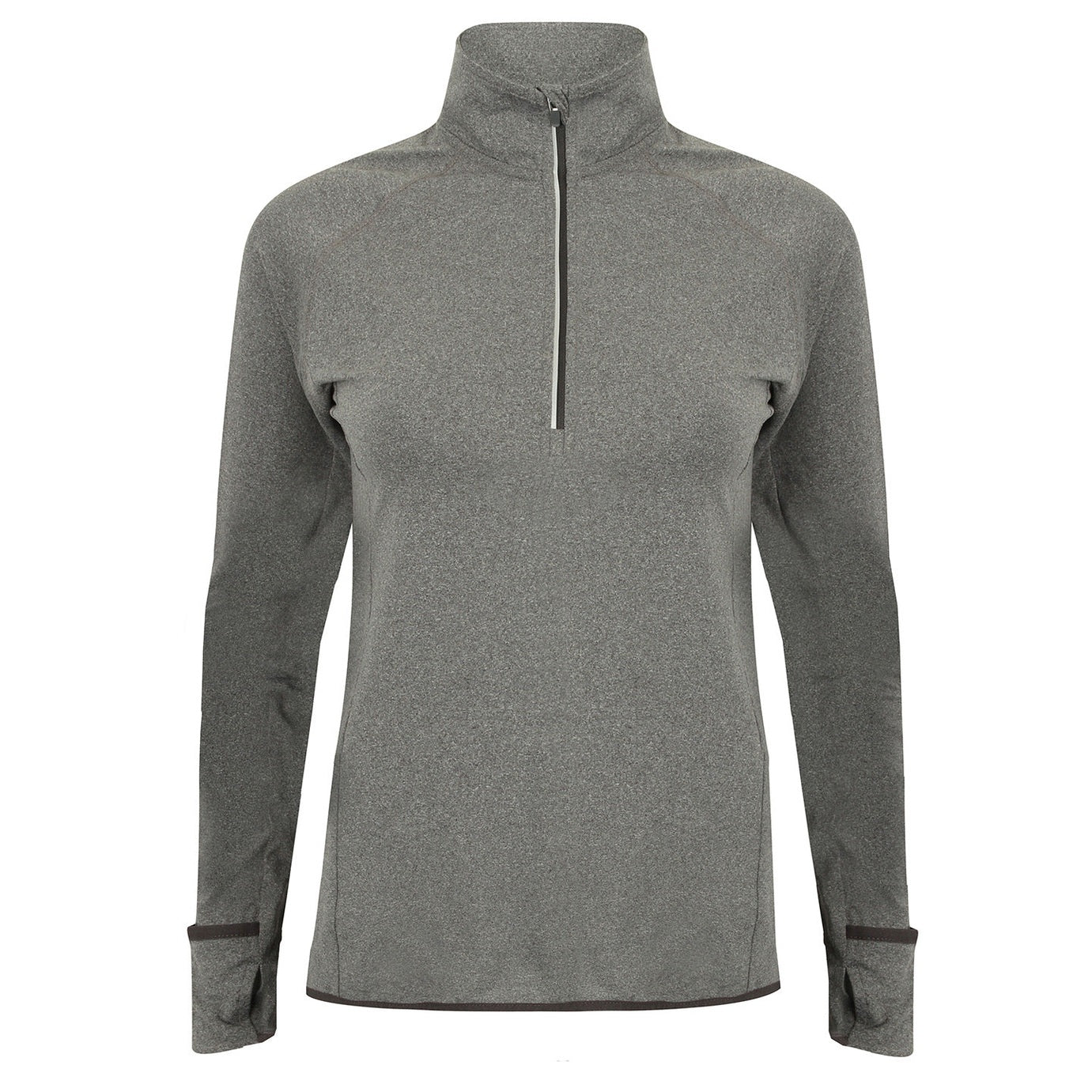 Women's long-sleeved ¼ zip top