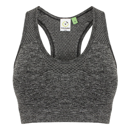 Women's seamless sports bra