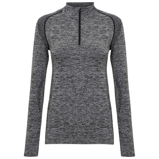 Women's TriDri® seamless '3D fit' multi-sport performance zip top