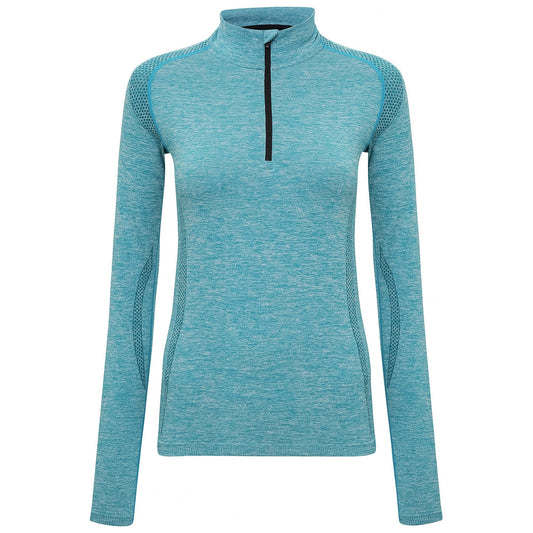 Women's TriDri® seamless '3D fit' multi-sport performance zip top
