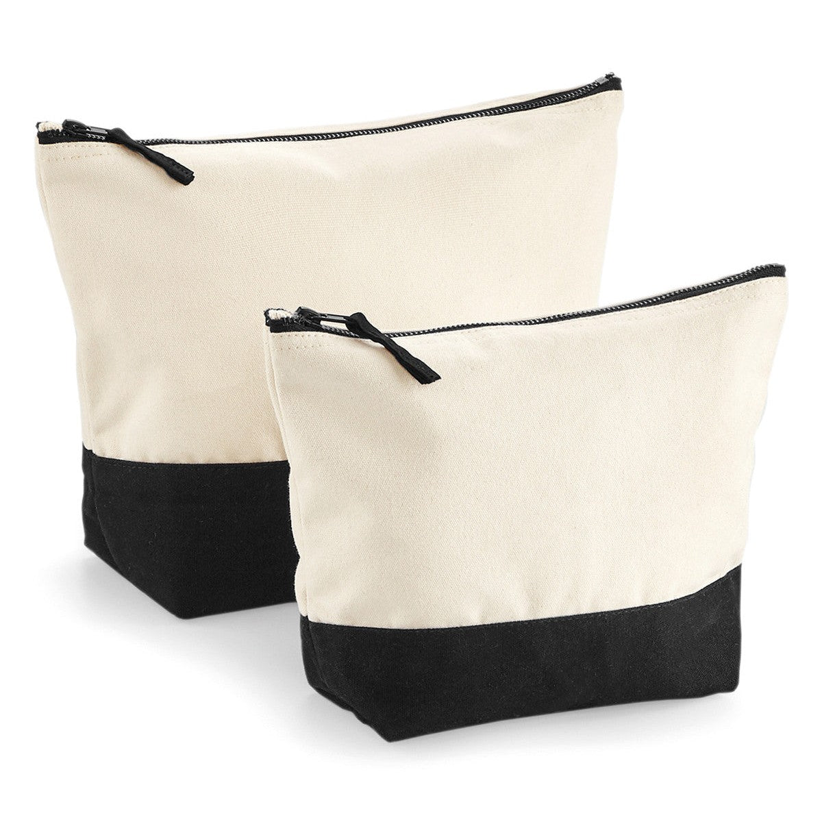 Dipped base canvas accessory bag