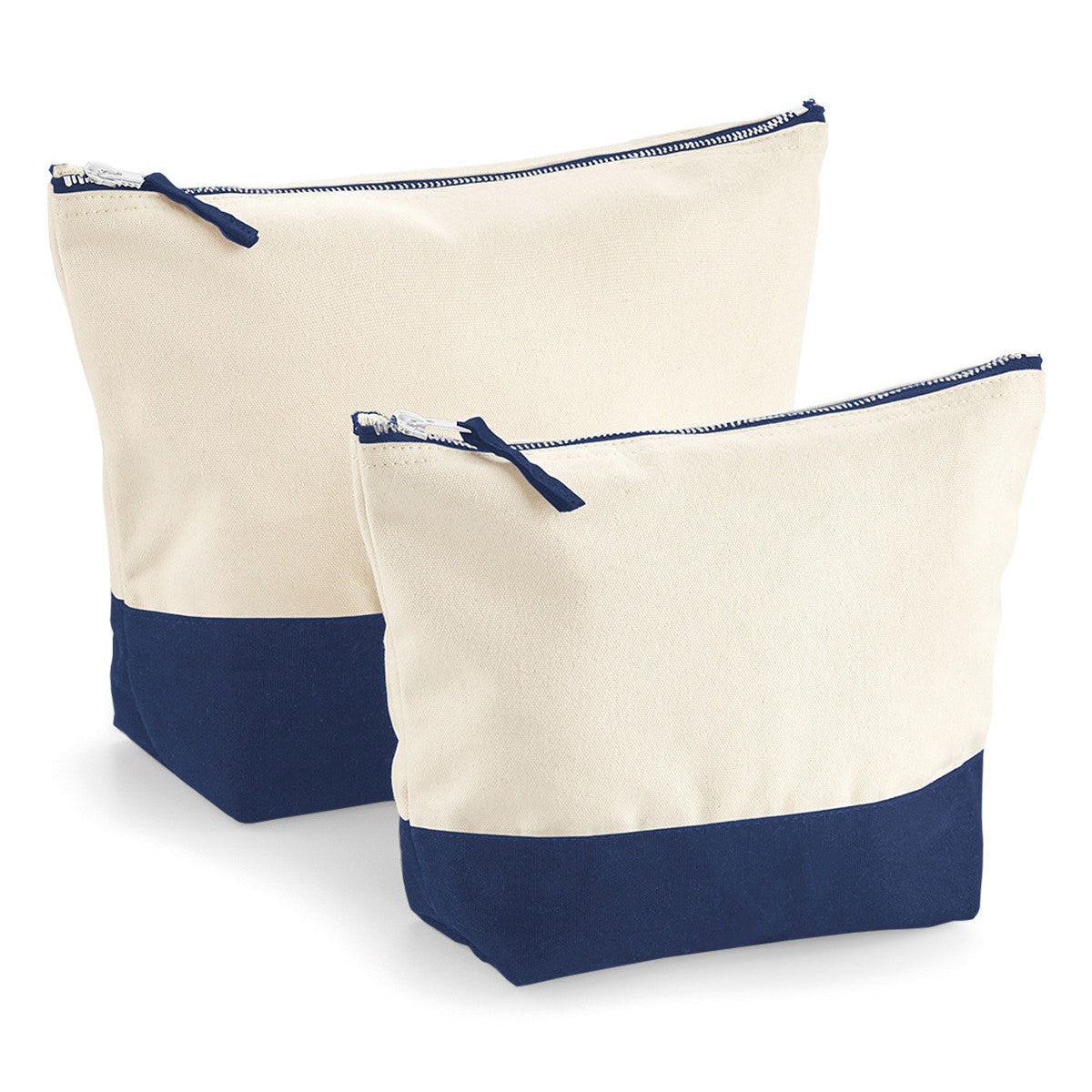 Dipped base canvas accessory bag