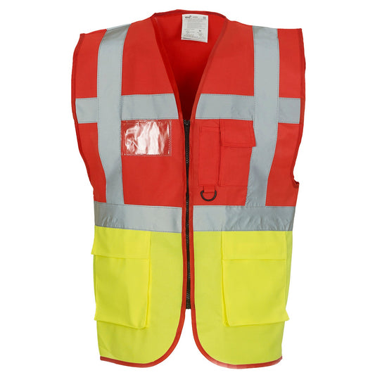 Multifunctional executive hi-vis waistcoat (HVW801)