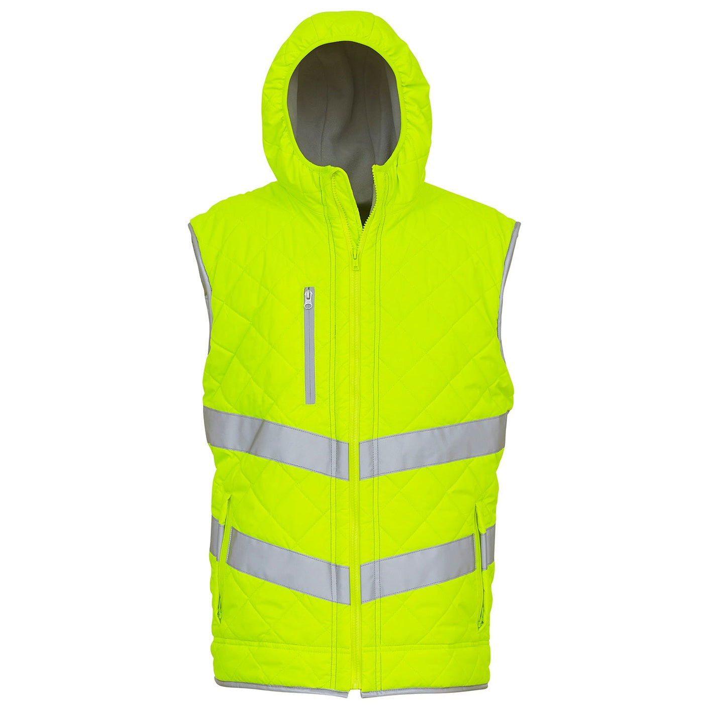 Hi-vis Kensington hooded gilet (HV007)