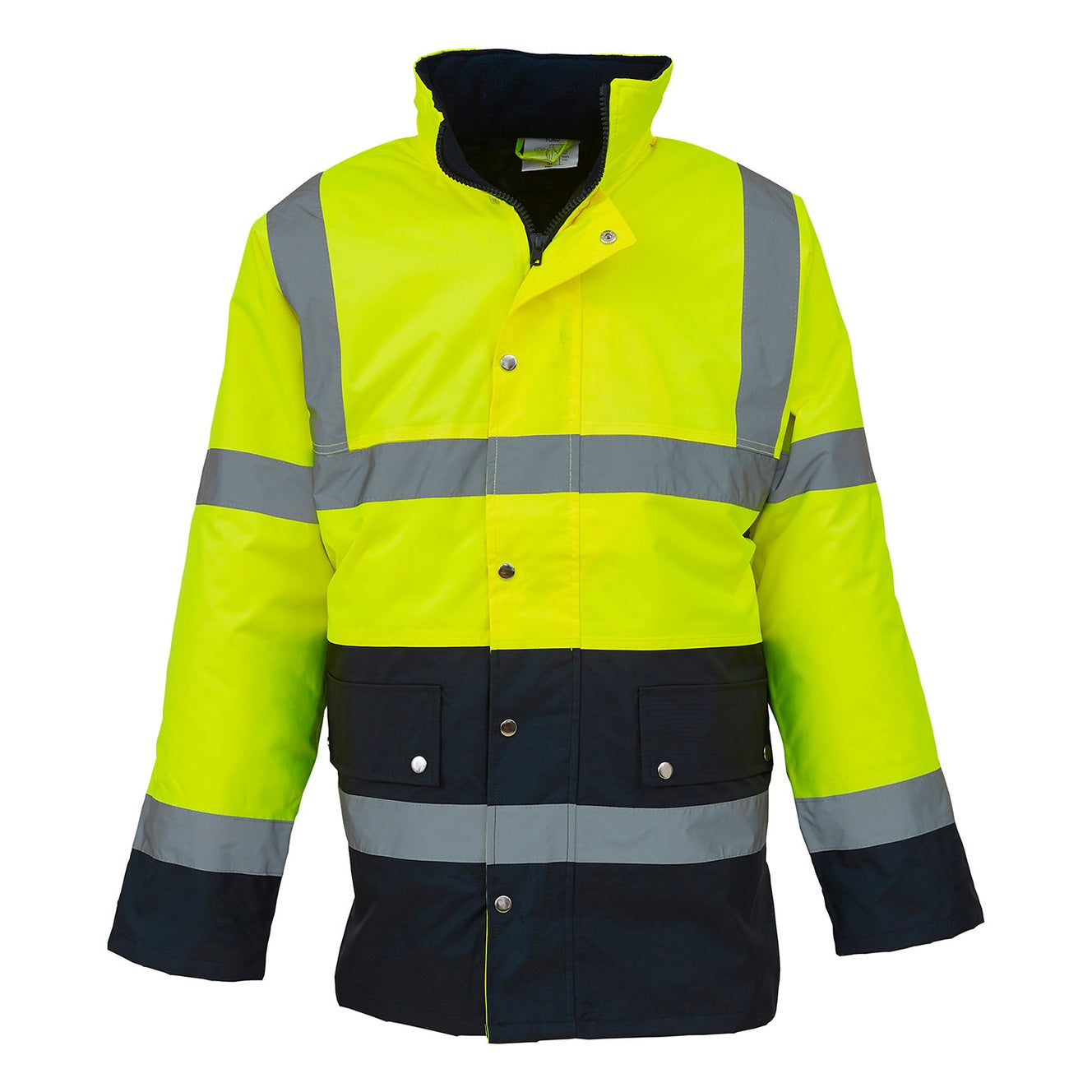 Hi-vis two-tone motorway jacket (HVP302)