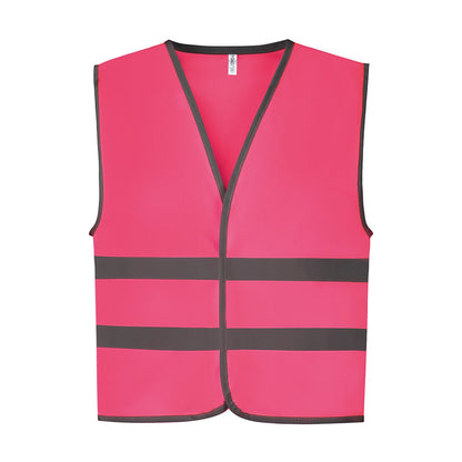 Hi-vis reflective border kids waistcoat (HVW102CH)