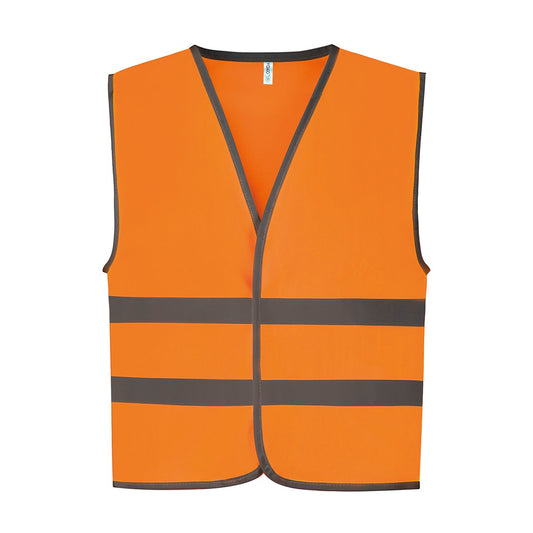 Hi-vis reflective border kids waistcoat (HVW102CH)