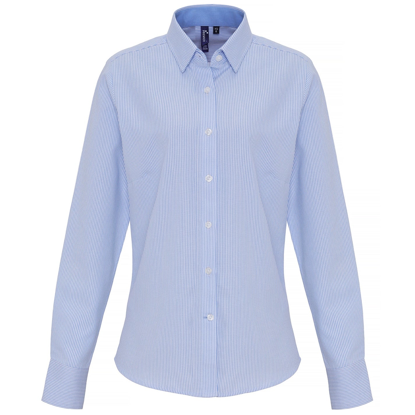 Women's cotton-rich Oxford stripes blouse