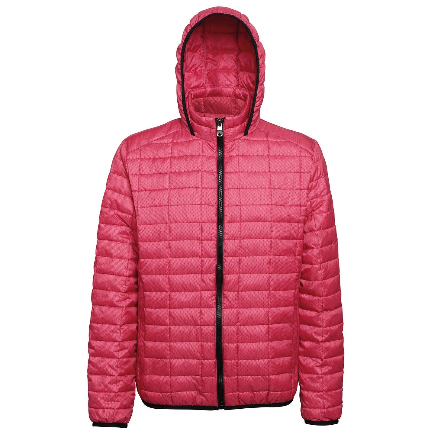 Honeycomb hooded jacket