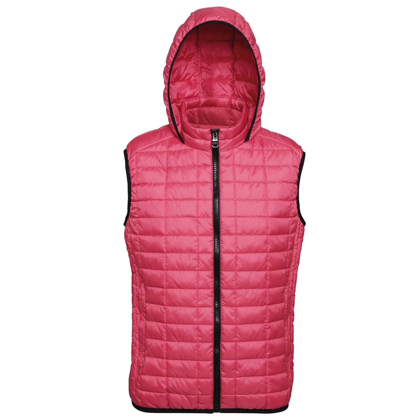 Honeycomb hooded gilet
