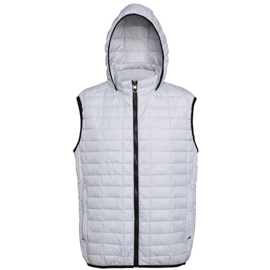 Honeycomb hooded gilet