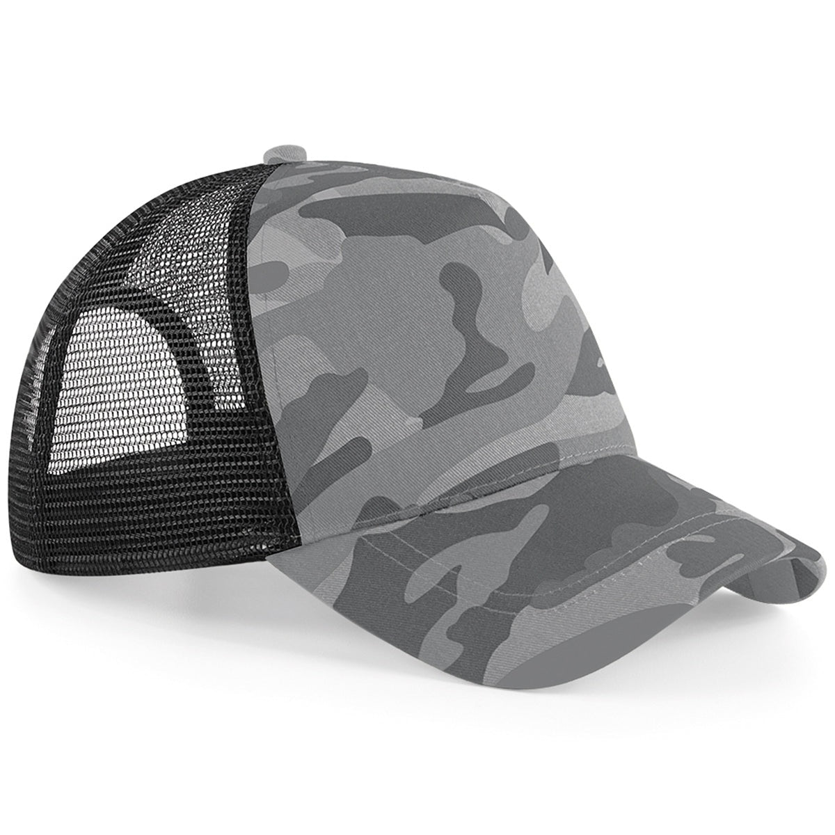 Camo snapback trucker