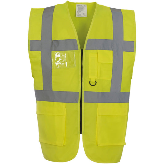 Multifunctional executive hi-vis waistcoat (HVW801)