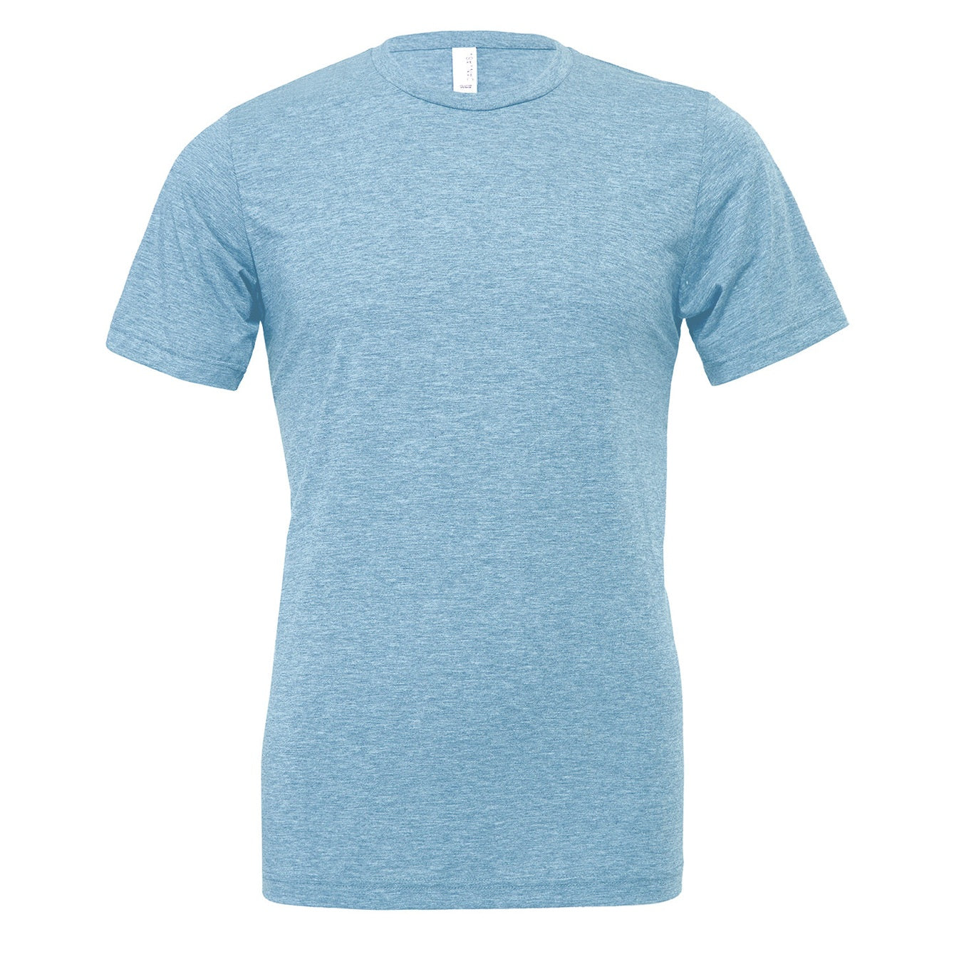 Unisex triblend crew neck t-shirt